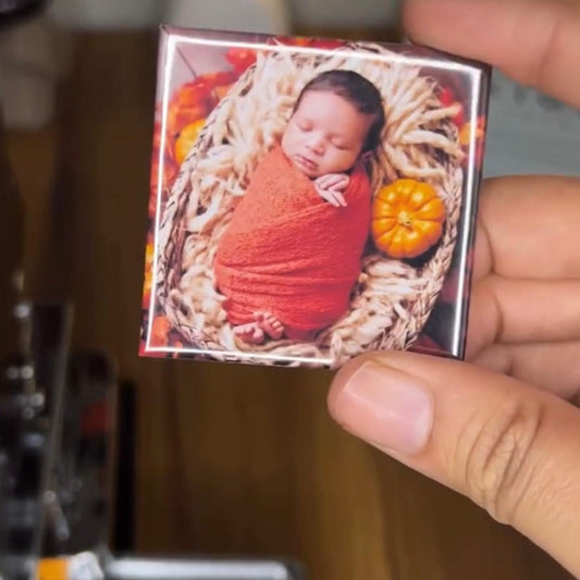 Baby milestones fridge magnets