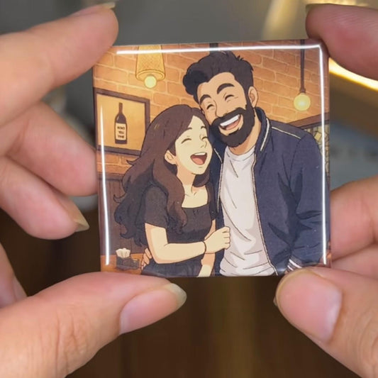 Couple memories magnets